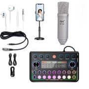 Combo Mic Thu Âm AT100 Và Soundcard P99 – Thu Âm Rõ Nét Livestream Chuyên Nghiệp