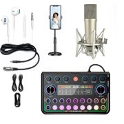 Combo Mic Thu Âm Chuyên Nghiệp Soundcard P99 Và Mic U87 – Âm Thanh Chuẩn Studio Tại Nhà
