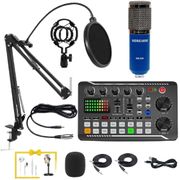 Combo Micro thu âm BM900 cùng Soundcard F998pro