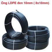 Combo 5m ống LDPE 10mm (8x10) loại tốt dây tưới cây loại tốt nhựa nguyên sinh 100%