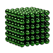 Bộ nam châm xếp hình bucky balls 5mm 216 viên màu xanh lá cây