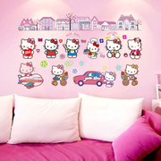 Decal dán tường Hello Kitty dễ thương