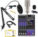 bộ mic hát livestream tốt nhất PC-K200 kết hợp Mixer M4 Yamaha