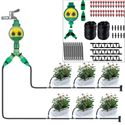 Bộ tưới nhỏ giọt tự đông 40 đầu phun 8 tia dùng van nước hẹn giờ DH606 cao cấp