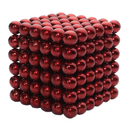 Bộ nam châm xếp hình bucky balls 5mm 216 viên màu đỏ