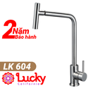 Vòi rửa bát nóng lạnh LK 604 Lucky - Chính hãng bảo hành 24 tháng