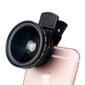 Bộ lens marto chụp góc siêu rộng 2 in 1 -  HD 37mm 0.45X 49UV  12.5x Marco