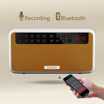 Loa Bluetooth Đa Năng Stereo Siêu Trầm ROLTON E500 chính hãng