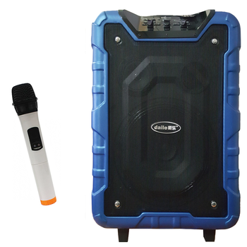 Loa xách tay karaoke di động Daile S12 công suất khủng 800W - Tặng micro không dây