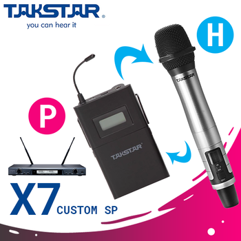 Bộ micro không dây karaoke cao cấp Takstar X7 - Có hỗ trợ Custom cho khách hàng Version H và P
