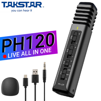 Mic livestream không cần Soundcard Tasktar PH120 chính hãng - Bảo hành 12 Tháng