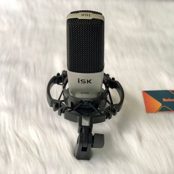 Bộ thu âm chuyên nghiệp soundcard k300 và ISK S7000 cao cấp TẶNG KÈM Tai nghe và giá đỡ cho điện thoại