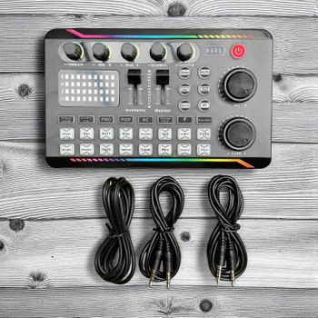 Bộ Sound Card Thu âm F998 Bluetooth Có AutoTune Chất Lượng Cao