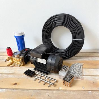 Bộ phun sương cao áp 100 đầu phun dùng bơm YY90-4 công suất 3HP