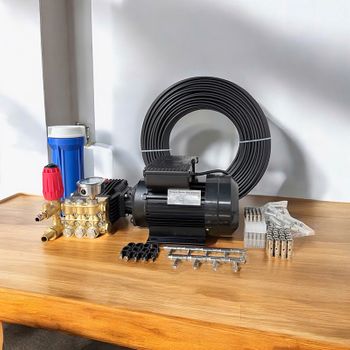 Bộ phun sương cao áp 180 đầu phun dùng bơm YY90-4 công suất 3HP