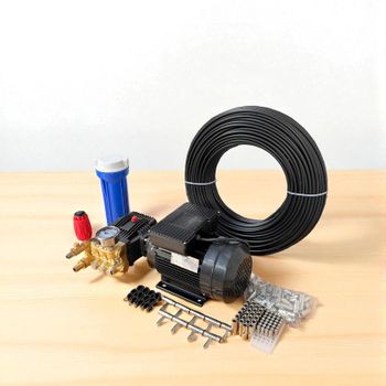Bộ phun sương cao áp 200 đầu phun dùng bơm YY90-4 công suất 3HP