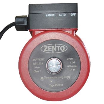 Máy bơm tăng áp Zento Có Rơle Tự Ngắt ZT-RS20/12 Red công suất 270W