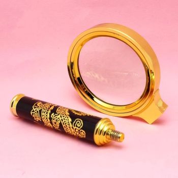 Kính lúp mini Magnifier zoom 10x đường kính lớn 90mm