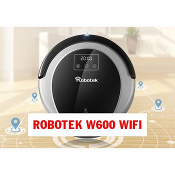 Robot hút bụi lau nhà Robotek W600 Wifi