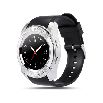 Đồng hồ thông minh mặt tròn Smartwatch V8s - Lắp sim nghe gọi