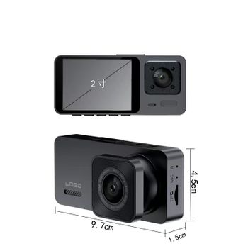 Camera hành trình xe hơi S10 có 2 camera và ghi âm kết nối WiFi
