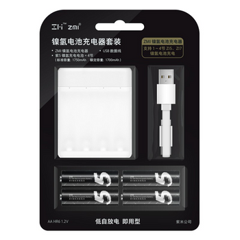 [CHÍNH HÃNG] Bộ sạc pin AA/AAA Xiaomi PB401 kèm Pin sạc AA Xiaomi Zi5
