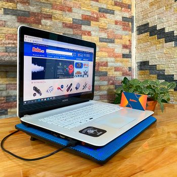 Đế tản nhiệt cho Laptop Q129 - Nhựa ABS 5 Quạt cực mạnh 14 - 17 inch