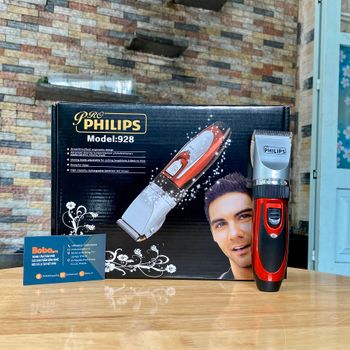 Tông đơ cắt tóc Philips 928 cao cấp - Bộ có sẵn 2 pin