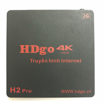 Android Tivi Box HDgo H2 Pro - Chip thế hệ mới - Truyền hình 4K