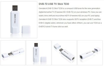 DVB-T2 Stick T230