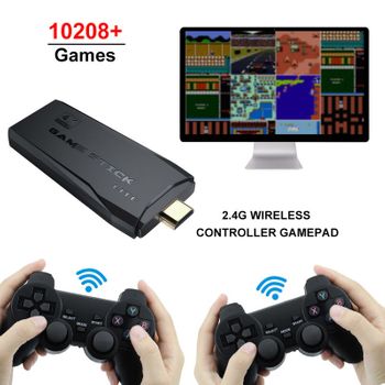 Máy chơi game 4 nút cổng HDMI kết nối không dây tích hợp 10000 trò chơi