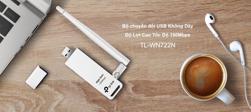 USB Thu WiFi TP-Link TL-WN722N Chuẩn N 150Mbps