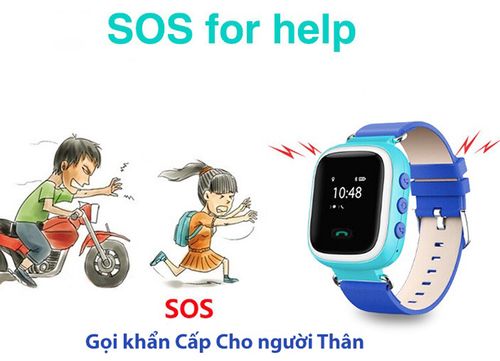 Đồng hồ định vị GPS trẻ em Q526 - Nghe gọi nhắn tin báo động