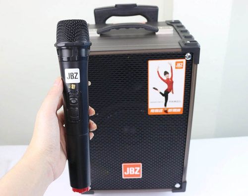 Loa vali kéo di động JBZ NE108 2.5 tấc tặng mic không dây