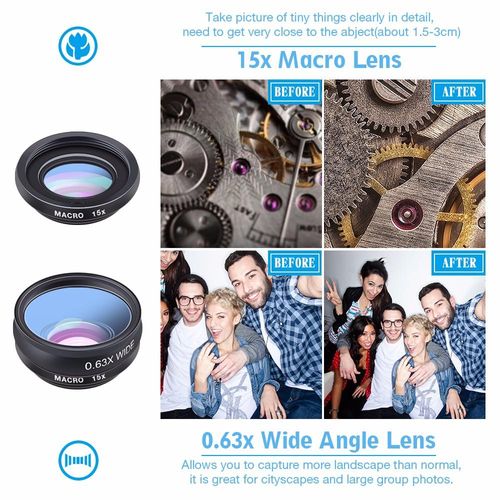 Lens Marco Chụp Cận Cảnh Và Góc Rộng Apexel APL-DG10 10 IN 1