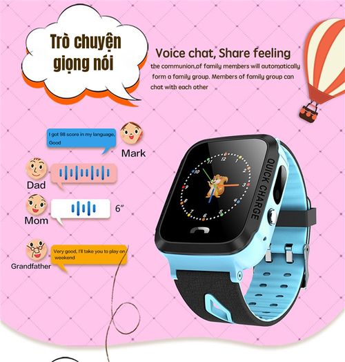 Đồng hồ định vị trẻ em V68G có hỗ trợ nghe gọi và sim 4G