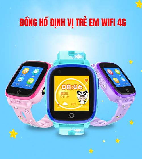 Đồng hồ định vị trẻ em cao cấp GPS LPS DF33 - 4G Unlock 8868