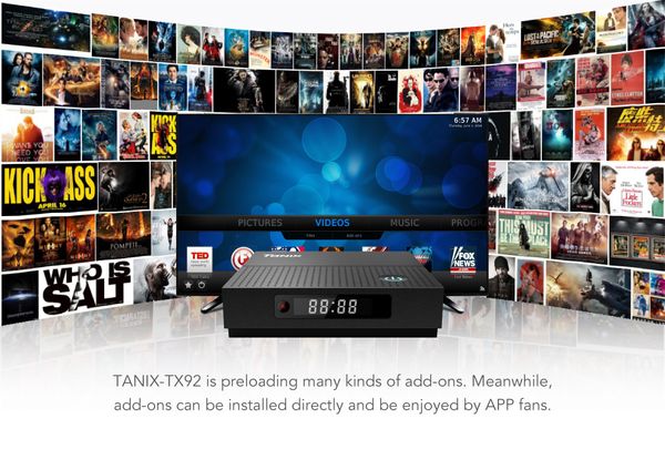 Android Box Tanix TX92 4K, amlogic S912, android 7.1, dual-Band wifi
