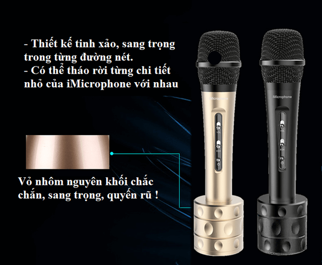 Micro Karaoke kèm loa iMicrophone