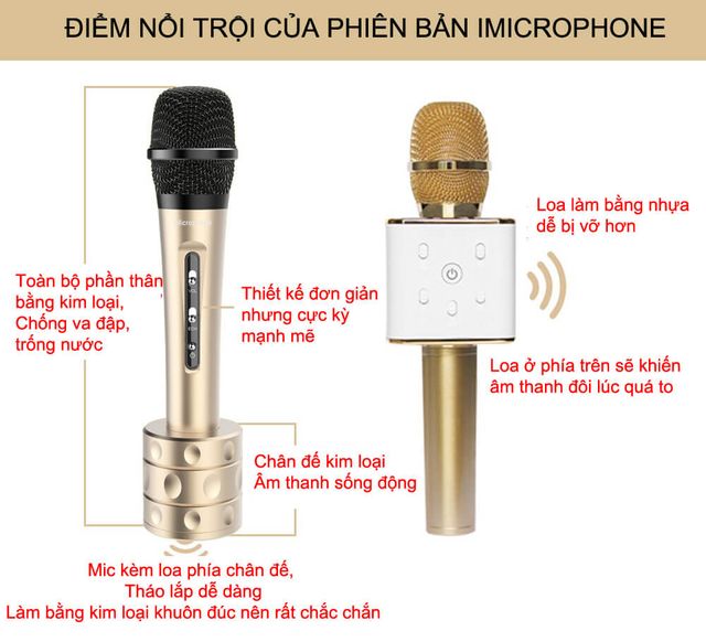 Micro Karaoke kèm loa iMicrophone
