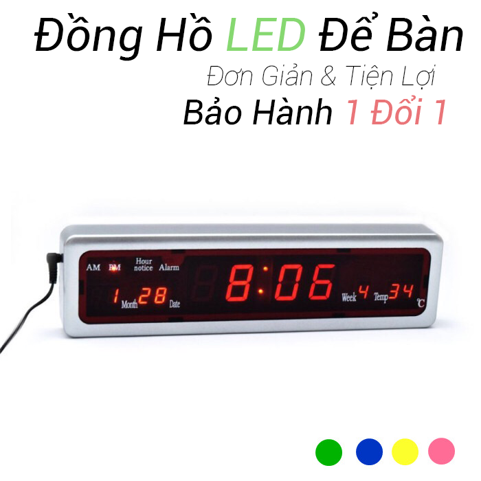 Đồng Hồ Để Bàn LED LCD CAIXING CX 808