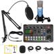 Bộ micro livestream ISK AT100 cùng soundcar F998 pro
