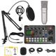 Bộ thu âm hát livesteam AQ100 cùng soundcard F998 pro