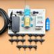 Bộ phun sương tự động 25 béc bơm OM1521  timer hẹn giờ