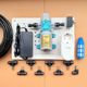 Bộ Phun Sương Tự Động 10 Đầu Phun - Bơm OM1521 - Điều Khiển Wifi Qua Điện Thoại