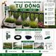 Bộ Phun Sương Tưới Cây Tự Động 10 Béc uốn cong  dùng Van HCT322