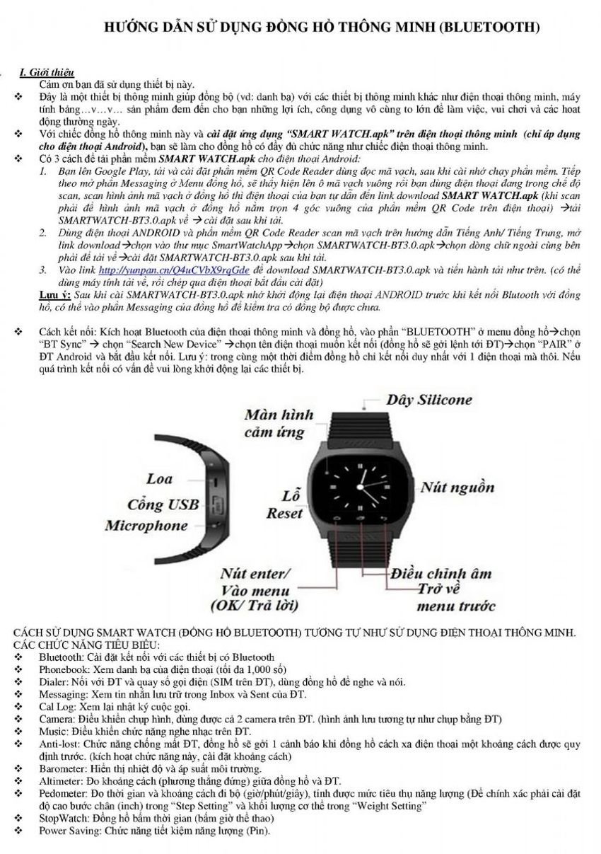 Đồng hồ thông minh Rwatch M26 chống nước - Không lắp sim