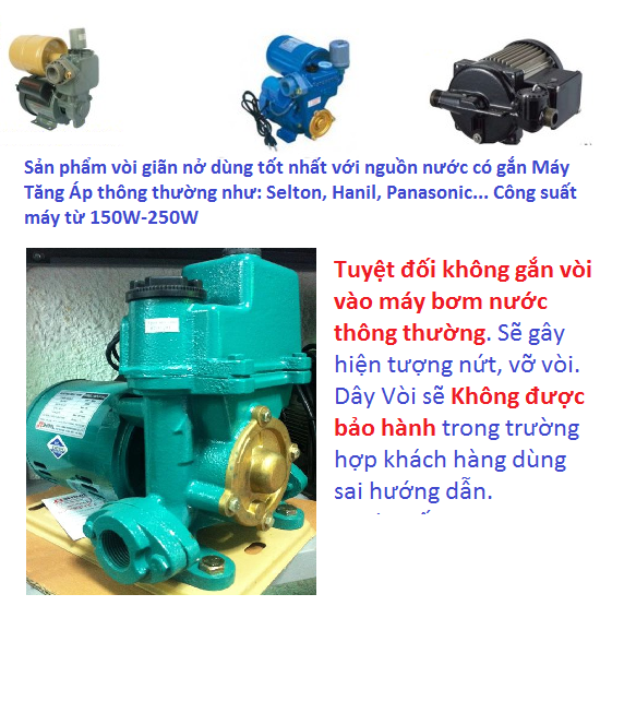 vòi xịt nước thông minh giãn nở magic hose