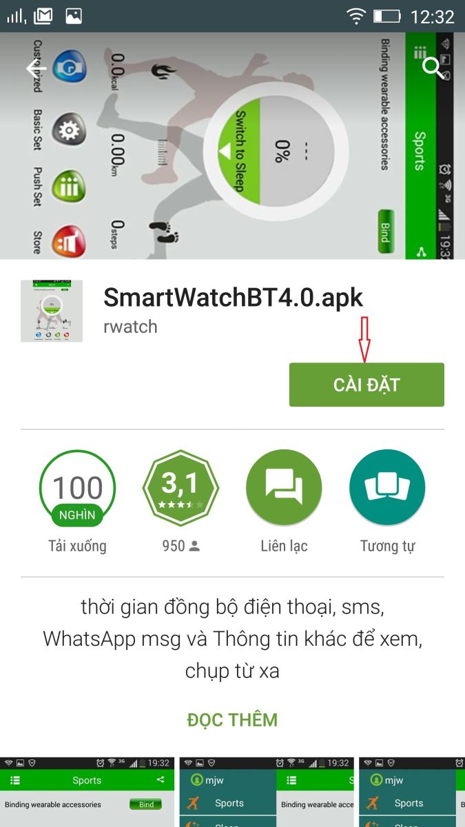 Hướng dẫn đồng bộ Smart Watch với với hầu hết điện thoại Android.