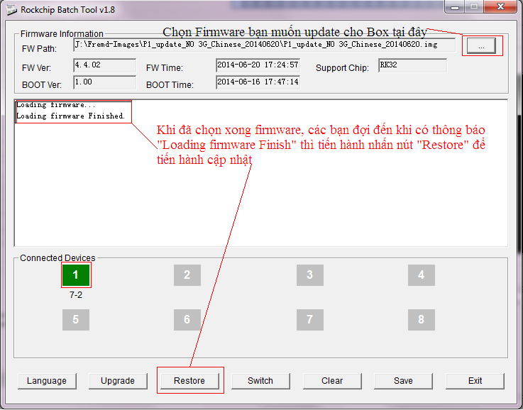 Hướng dẫn fix lỗi treo logo trên các dòng Android Box Q9, Q9s, A10.